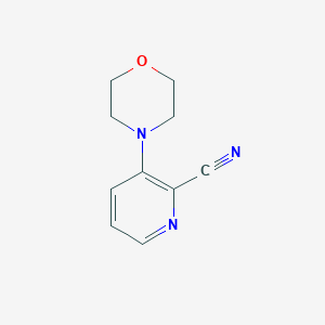 molecular formula C10H11N3O B8681980 3-Morpholin-4-yl-pyridine-2-carbonitrile 