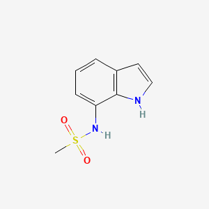 molecular formula C9H10N2O2S B8682000 N-1H-Indol-7-ylmethanesulfonamide 