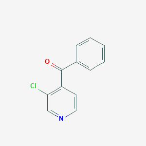 molecular formula C12H8ClNO B8682010 (3-Chloropyridin-4-yl)(phenyl)methanone CAS No. 162632-90-8