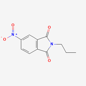 molecular formula C11H10N2O4 B8682023 4-nitro-N-propylphthalimide 
