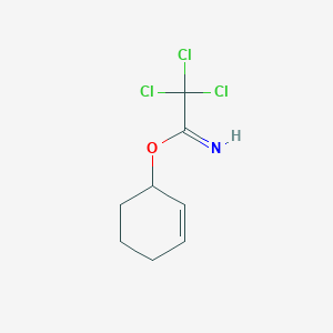 molecular formula C8H10Cl3NO B8682031 Cyclohex-2-en-1-yl 2,2,2-trichloroethanimidate CAS No. 51479-76-6