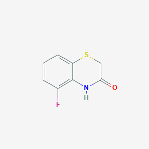 molecular formula C8H6FNOS B8682043 5-Fluoro-2,3-dihydro-1,4-benzothiazine-3-one 