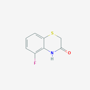 molecular formula C8H6FNOS B8682043 5-fluoro-2H-benzo[b][1,4]thiazin-3(4H)-one 