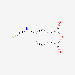 molecular formula C9H3NO3S B8682069 5-Isothiocyanato-2-benzofuran-1,3-dione CAS No. 153754-59-7