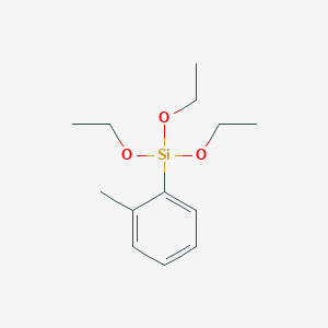 molecular formula C13H22O3Si B8682127 Triethoxy(2-methylphenyl)silane CAS No. 18412-55-0