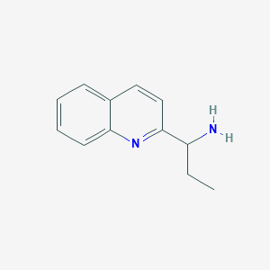 2-(1-Aminopropyl)quinoline