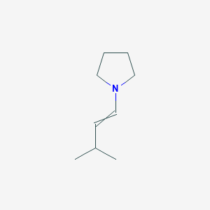 B8682207 1-(3-Methylbut-1-en-1-yl)pyrrolidine CAS No. 91890-11-8