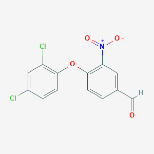 4-(2,4-dichlorophenoxy)-3-nitroBenzaldehyde