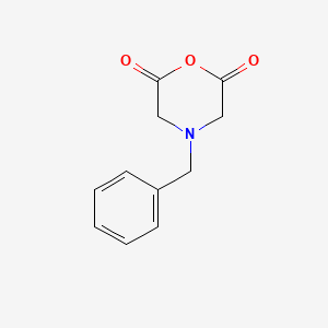 molecular formula C11H11NO3 B8682352 4-Benzylmorpholine-2,6-dione 