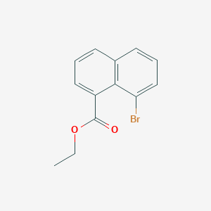 molecular formula C13H11BrO2 B8682701 Ethyl 8-bromo-1-naphthoate 