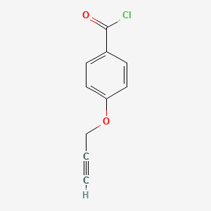 molecular formula C10H7ClO2 B8682705 4-Propargyloxybenzoyl chloride CAS No. 96327-77-4