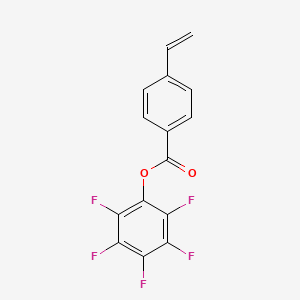 molecular formula C15H7F5O2 B8682741 Pentafluorophenyl 4-vinylbenzoate CAS No. 864069-04-5