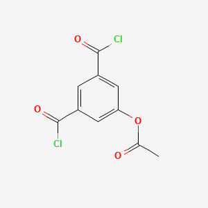B8682786 1,3-Benzenedicarbonyl dichloride, 5-(acetyloxy)- CAS No. 137374-13-1