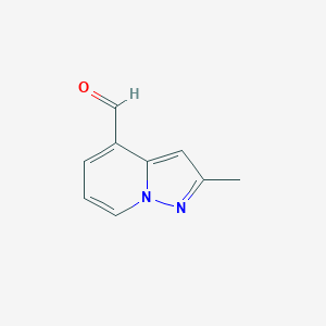 molecular formula C9H8N2O B8682854 2-Methylpyrazolo[1,5-A]pyridine-4-carbaldehyde 
