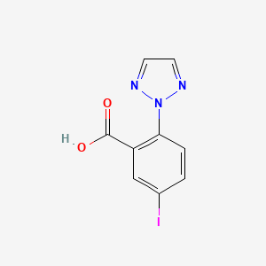 5-Iodo-2-[1,2,3]triazol-2-yl-benzoic acid