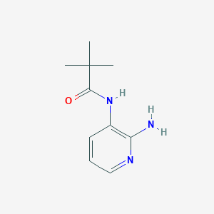 molecular formula C10H15N3O B8682916 N-(2-aminopyridin-3-yl)pivalamide 