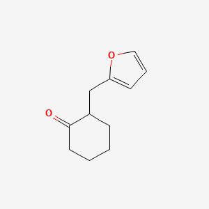 molecular formula C11H14O2 B8682931 2-(2-Furanylmethyl)cyclohexanone 