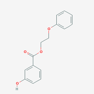 molecular formula C15H14O4 B8682935 2-Phenoxyethyl 3-hydroxybenzoate CAS No. 99287-98-6