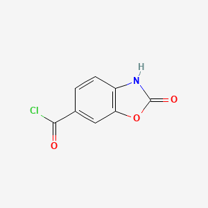 molecular formula C8H4ClNO3 B8682988 Benzoxazolin-2-one-6-carbonyl chloride 