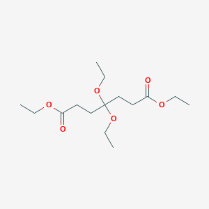 Diethyl 4,4-diethoxyheptanedioate