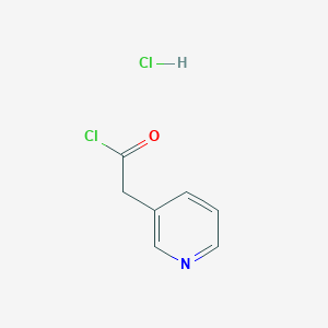 molecular formula C7H7Cl2NO B8683034 Pyridin-3-ylacetyl chloride hydrochloride 