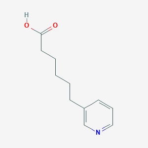 molecular formula C11H15NO2 B8683051 6-(Pyridin-3-YL)hexanoic acid CAS No. 88940-67-4
