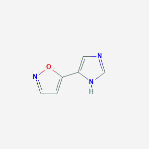 (5E)-5-imidazol-4-ylidene-2H-1,2-oxazole