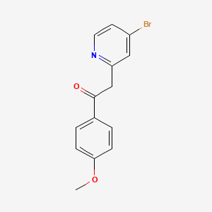 2-(4-Bromopyridin-2-yl)-1-(4-methoxyphenyl)ethanone