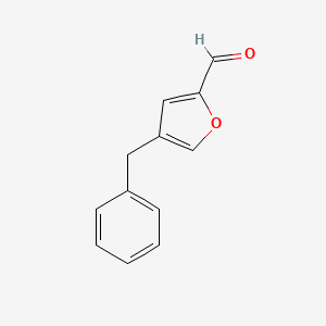 molecular formula C12H10O2 B8683144 4-Benzyl-furan-2-carbaldehyde 