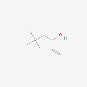 molecular formula C8H16O B8683164 5,5-Dimethylhex-1-en-3-ol 