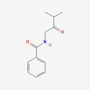molecular formula C12H15NO2 B8683168 N-(3-Methyl-2-oxobutyl)benzamide CAS No. 89006-98-4