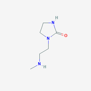 molecular formula C6H13N3O B8683198 2-(Methylamino)ethyl-2-imidazolidinone 