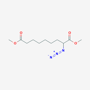 B8683326 Dimethyl 2-azidononanedioate CAS No. 98350-33-5