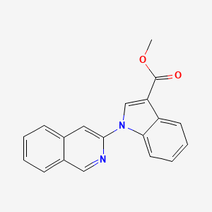 molecular formula C19H14N2O2 B8683374 Methyl 1-(isoquinolin-3-yl)-1H-indole-3-carboxylate CAS No. 649550-90-3