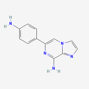 6-(4-Aminophenyl)imidazo[1,2-a]pyrazin-8-amine
