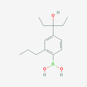 (4-(3-Hydroxypentan-3-yl)-2-propylphenyl)boronic acid