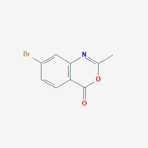 molecular formula C9H6BrNO2 B8683451 7-bromo-2-methyl-4H-benzo[d][1,3]oxazin-4-one 