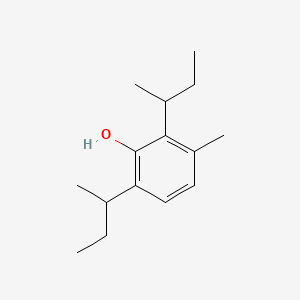 molecular formula C15H24O B8683477 2,6-Bis(1-methylpropyl)-m-cresol CAS No. 29472-96-6