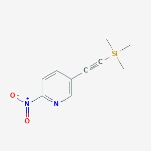 2-Nitro-5-trimethylsilanylethynyl-pyridine