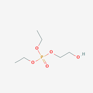 molecular formula C6H15O5P B8683591 Diethyl 2-hydroxyethyl phosphate CAS No. 108351-09-3