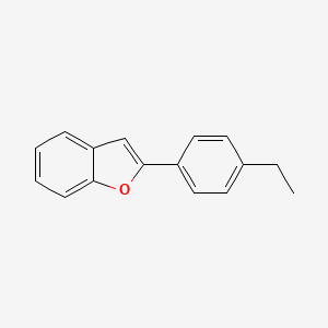 molecular formula C16H14O B8683599 2-(4-Ethylphenyl)benzofuran CAS No. 61472-20-6