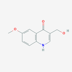 4-Hydroxy-3-hydroxymethyl-6-methoxyquinoline