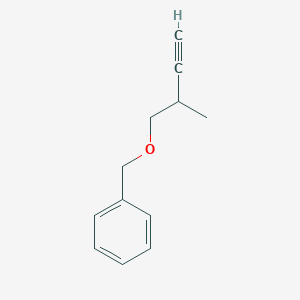 {[(2-Methylbut-3-yn-1-yl)oxy]methyl}benzene