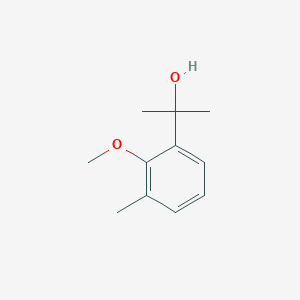 molecular formula C11H16O2 B8683709 2-(2-Methoxy-3-methylphenyl)-propan-2-ol 