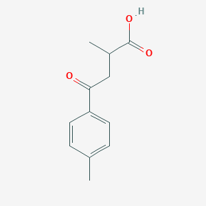 molecular formula C12H14O3 B8683783 2-Methyl-4-oxo-4-(p-tolyl)butyric acid 