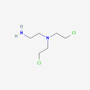 molecular formula C6H14Cl2N2 B8683927 1,2-Ethanediamine, N,N-bis(2-chloroethyl)-, dihydrochloride CAS No. 100517-14-4