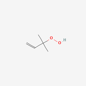 molecular formula C5H10O2 B8683955 Hydroperoxide, 1,1-dimethyl-2-propenyl CAS No. 15315-30-7