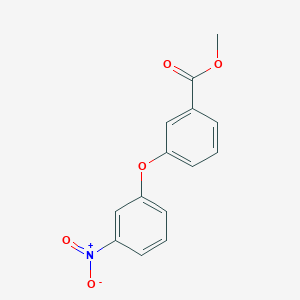 molecular formula C14H11NO5 B8683967 Methyl 3-(3-nitrophenoxy)benzoate 