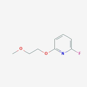molecular formula C8H10FNO2 B8683980 2-Fluoro-6-(2-methoxyethoxy)pyridine 