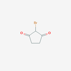 molecular formula C5H5BrO2 B086840 2-Bromocyclopentane-1,3-dione CAS No. 14203-24-8